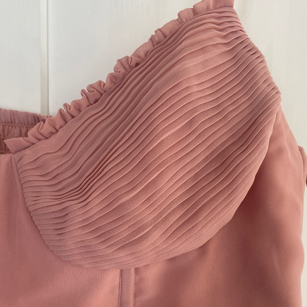 Birdy Grey Chiffon Dusty Rose Dress - Picture 8 of 13